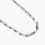 KIDULT - COLLEZIONE STYLE 60 - COLLANA UOMO CON CATENA FANCY IN ACCIAIO