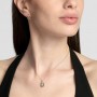 KIDULT - COLLEZIONE STYLE 86 - ORECCHINI IN ACCIAIO RITORTI CON ZIRCONI