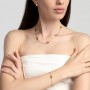 KIDULT - COLLEZIONE STYLE 46 - ORECCHINI PIATTI IN ACCIAIO DORATO