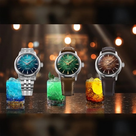 SEIKO - COLLEZIONE PRESAGE COCKTAIL - AUTOMATICO 3 SFERE DATA