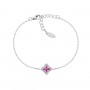 AMEN - BRACCIALE PORTOFINO IN ARGENTO CON ZIRCONI RUBINO