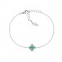 AMEN - BRACCIALE PORTOFINO IN ARGENTO CON ZIRCONI VERDI