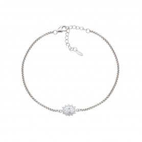 AMEN - BRACCIALE LADY IN ARGENTO CON ZIRCONI BIANCHI