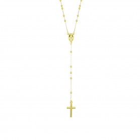 AMEN - ROSARIO CLASSICO DORATO CON GRANI 2MM