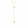 AMEN - ROSARIO CLASSICO DORATO CON GRANI 2MM