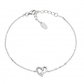 AMEN - BRACCIALE CUORE E STELLE CON ZIRCONI
