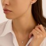STROILI - ORECCHINI LOBO BON TON ORO BIANCO PERLA D'ACQUA DOLCE CUBIC ZIRCONIA