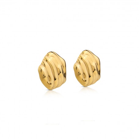 OPS - COLLEZIONE BOLD - ORECCHINI A LOBO A CONCHIGLIA