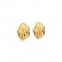 OPS - COLLEZIONE BOLD - ORECCHINI A LOBO A CONCHIGLIA