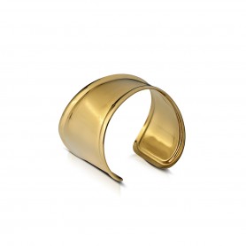 OPS - COLLEZIONE AURA - BRACCIALE RIGIDO BANGLE ALLA SCHIAVA DORATO