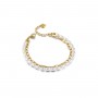OPS - COLLEZIONE PURE PEARL - BRACCIALE CON PERLE BIANCHE CON CATENA