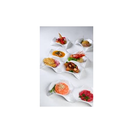 BACI MILANO - PIATTO GOURMET MONO - ONDA - COLLEZIONE AVANT GUARD