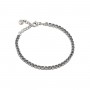 OPS - COLLEZIONE GLIMMER - BRACCIALE TENNIS CON PIETRE NERE