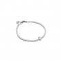 OPS - COLLEZIONE GLIMMER - BRACCIALE TENNIS CON PIETRA OVALE BIANCA