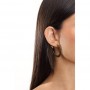 OPS - COLLEZIONE BOLD - ORECCHINI A CERCHIO PIATTO 4,5MM