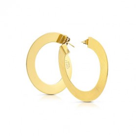 OPS - COLLEZIONE BOLD - ORECCHINI A CERCHIO PIATTO 4,5MM