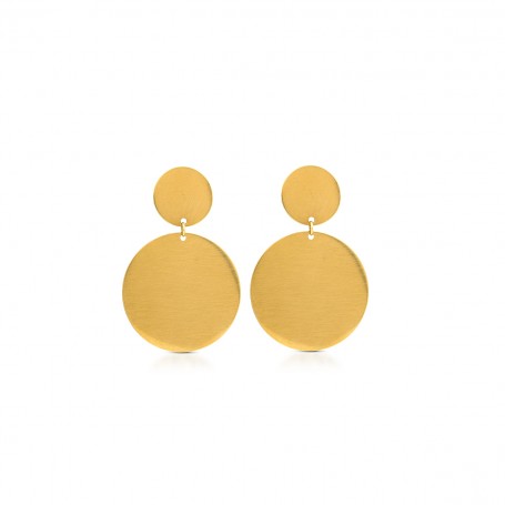 OPS - COLLEZIONE ROUND - ORECCHINI DOPPIO CERCHIO PICCOLO