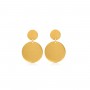 OPS - COLLEZIONE ROUND - ORECCHINI DOPPIO CERCHIO PICCOLO