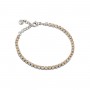 OPS - COLLEZIONE GLIMMER - BRACCIALE TENNIS CON PIETRE CARAMELLO