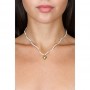 OPS - COLLEZIONE PURE PEARL - COLLANA PERLE BIANCHE E CATENA DORATA CON PENDENTE