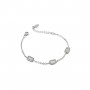 OPS - COLLEZIONE ARIEL - BRACCIALE A CATENA CON DETTAGLI CON CRISTALLI