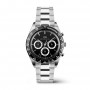 DANIEL WELLINGTON - OROLOGIO ICONIC TACHYMETER 3-LINK BLACK SILVER - 42MM
