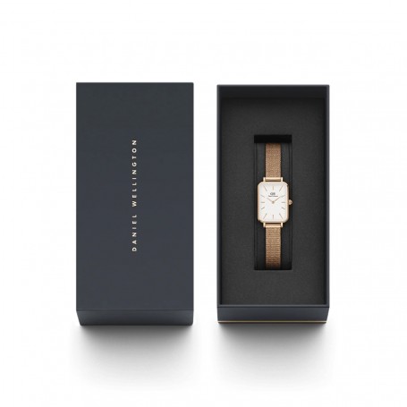 DANIEL WELLINGTON - OROLOGIO QUADRO PRESSED MELROSE - 20X26MM