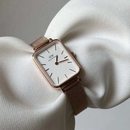 DANIEL WELLINGTON - OROLOGIO QUADRO PRESSED MELROSE - 20X26MM