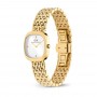 DANIEL WELLINGTON - OROLOGIO WHITE GRAIN-LINK GOLD - 24X28MM