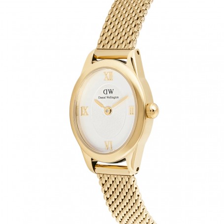 DANIEL WELLINGTON - OROLOGIO OPHELIA MINI MESH WHITE GOLD - 22x25MM