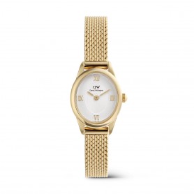 DANIEL WELLINGTON - OROLOGIO OPHELIA MINI MESH WHITE GOLD - 22x25MM