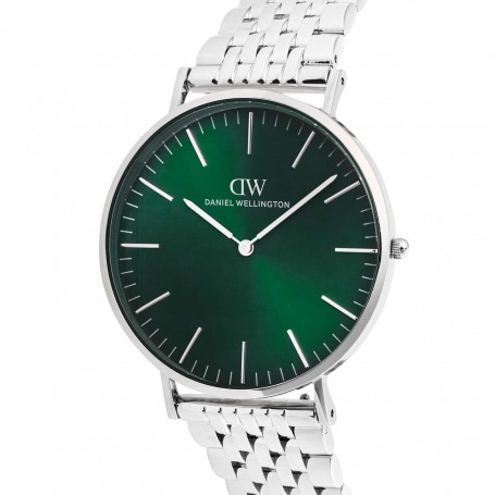 DANIEL WELLINGTON - OROLOGIO CLASSIC 7-LINK EMERALD SILVER - 40MM