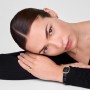 DANIEL WELLINGTON - OROLOGIO MARGOT READING ONYX CERAMIC GOLD - 24X26MM