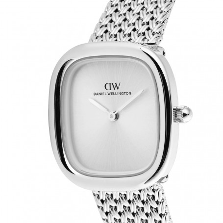 DANIEL WELLINGTON - OROLOGIO MARGOT BRAIDED MESH UNITONE SILVER - 24X26MM