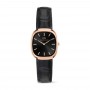 DANIEL WELLINGTON - OROLOGIO CORT BLACK LEATHER BLACK ROSE GOLD - 30X38MM
