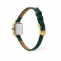 DANIEL WELLINGTON - OROLOGIO QUADRO MINI GREEN LIZARD WARWICK GOLD - 15,4X18,2MM