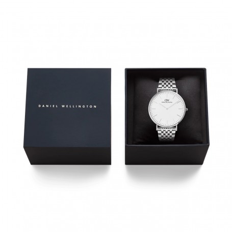 DANIEL WELLINGTON - OROLOGIO CLASSIC 7-LINK SILVER - 40MM