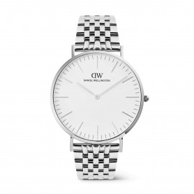 DANIEL WELLINGTON - OROLOGIO CLASSIC 7-LINK SILVER - 40MM