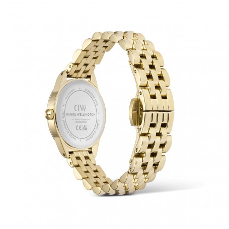 DANIEL WELLINGTON - OROLOGIO OPHELIA MINI BEANS LINK AMBER GOLD - 20x25,5MM