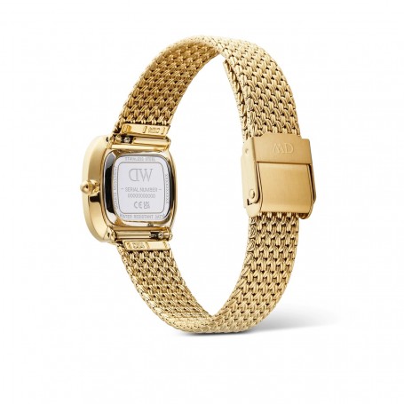DANIEL WELLINGTON - OROLOGIO MARGOT BRAIDED MESH EMERALD GOLD - 24X26MM