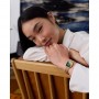 DANIEL WELLINGTON - OROLOGIO MARGOT BRAIDED MESH EMERALD GOLD - 24X26MM