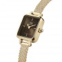 DANIEL WELLINGTON - OROLOGIO QUADRO MINI EVERGOLD AMBER - 15,4X18,2MM