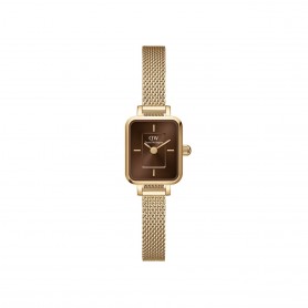 DANIEL WELLINGTON - OROLOGIO QUADRO MINI EVERGOLD AMBER - 15,4X18,2MM