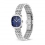 DANIEL WELLINGTON - OROLOGIO CORTA ROYAL BLUE GRAIN-LINK SILVER - 24X28MM