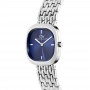DANIEL WELLINGTON - OROLOGIO CORTA ROYAL BLUE GRAIN-LINK SILVER - 24X28MM