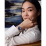 DANIEL WELLINGTON - OROLOGIO CORTA ROYAL BLUE GRAIN-LINK SILVER - 24X28MM