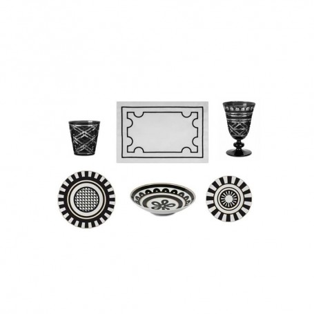 BACI MILANO - SET POSTO TAVOLA 6 PZ - COLLEZIONE OPTICAL