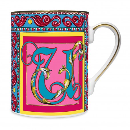 BACI MILANO - MUG LETTERA U - COLLEZIONE ORTIGIA