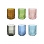 BRANDANI - BICCHIERE CALLIOPE SET 6 PZ COLORI ASSORTITI  - COLLEZIONE CUCINA & TECHNO