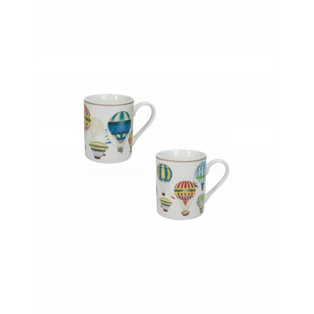 BRANDANI - MUG SET 2 PZ - COLLEZIONE LE MONGOLFIERE